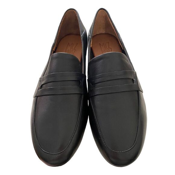 MIZ MOOZ Iggy Women's Black Leather Loafers 37 6.5 7 - Picture 4 of 6